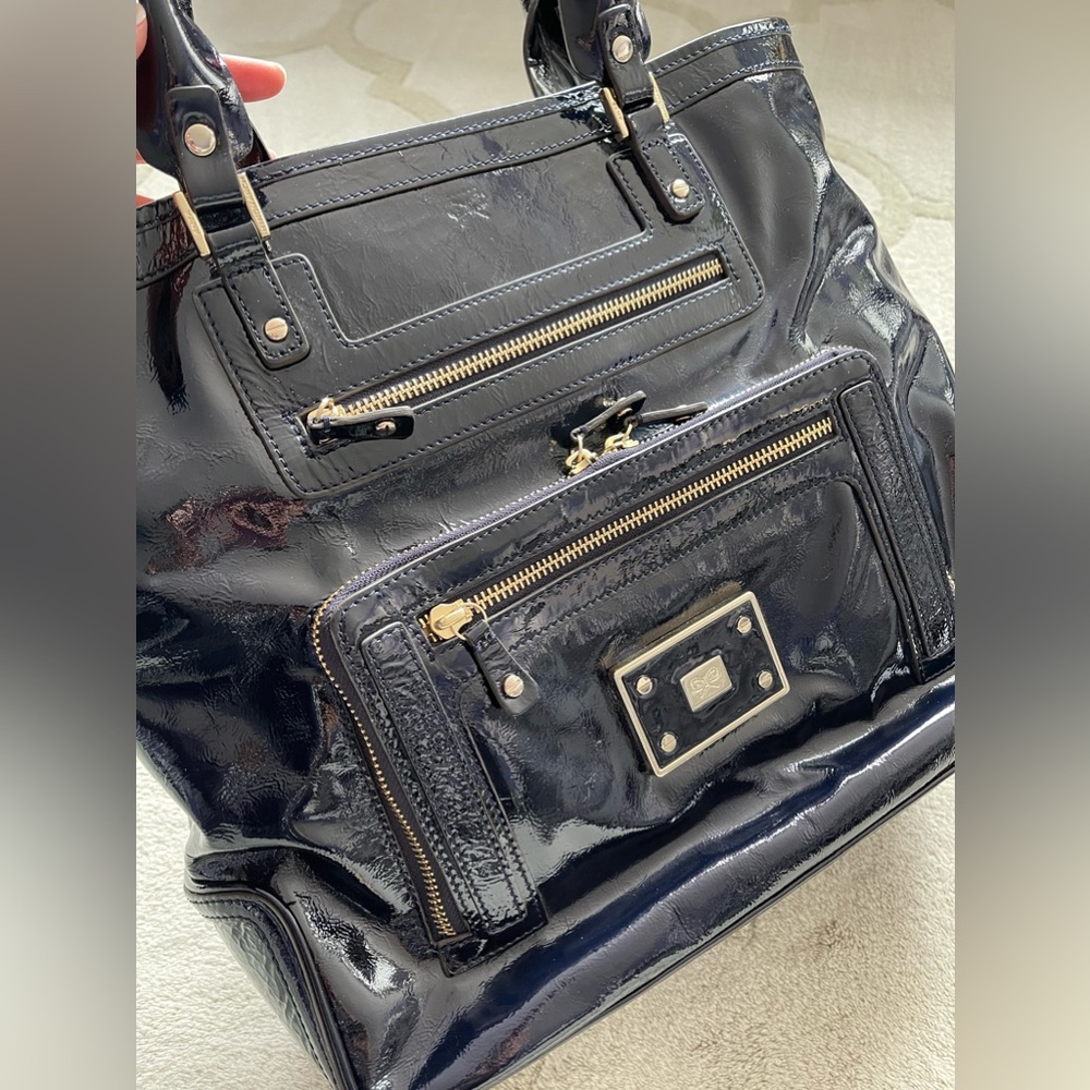 Neo Vintage Anya Hindmarch patent leather tote bag - Picture 2 of 14